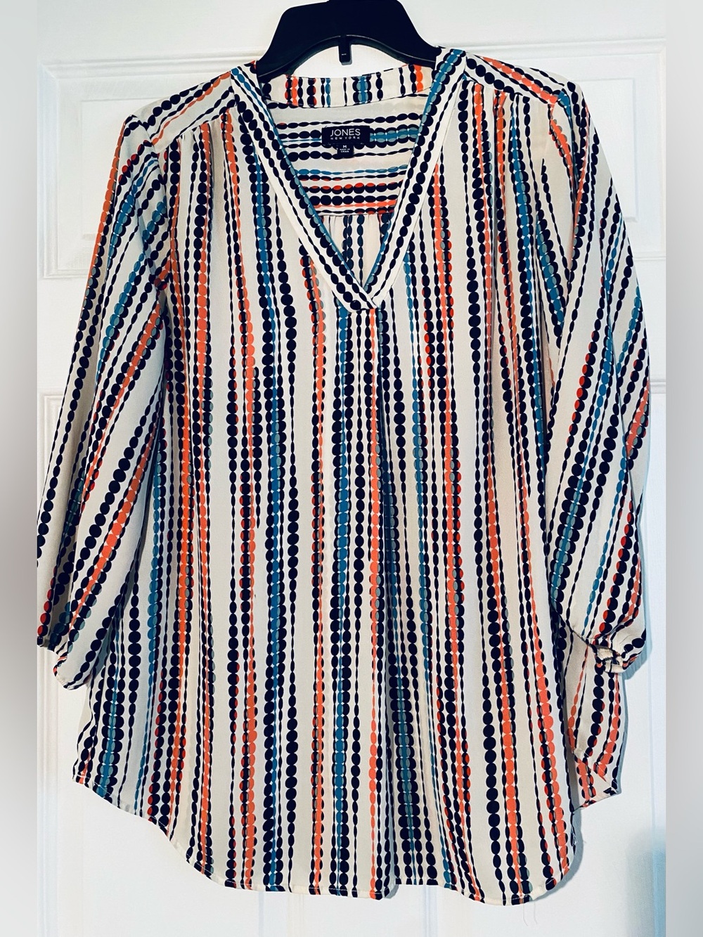 Jones New York V-Neck Blouse